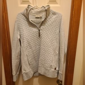 Women's LL Bean quarter zip sweatshirt
